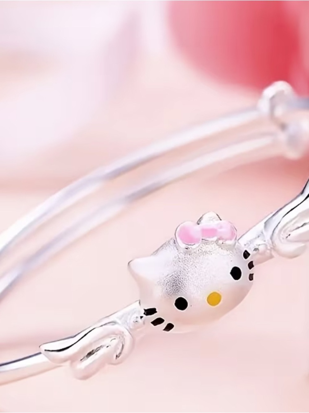 1-Hello Kitty Bangle Bracelet